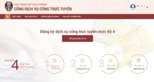 Cách đổi giấy phép lái xe hạng B1, B2 sang C1 trên Cổng dịch vụ công